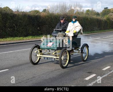 Ein Veteran Car auf der jährlichen London Veteran Car Run 2008 in Brighton Stockfoto
