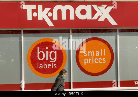 T-K-Maxx Store, Carmarthen Wales UK Stockfoto