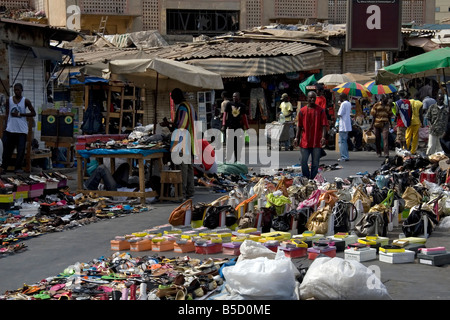 Sandaga Market Dakar Senegal Stockfoto