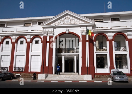 Ministerium für auswärtige Angelegenheiten Dakar Senegal mit national Flagge Stockfoto