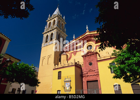 Iglesia de Santa Ana, Triana Viertel, Sevilla, Andalusien (Andalusien), Spanien, Europa Stockfoto