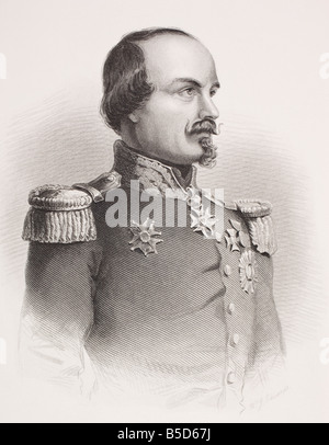 Francois Certain Canrobert, 1809 - 1895. Marschall von Frankreich. Aus dem Buch Galerie historischer Porträts, erschienen um 1880. Stockfoto