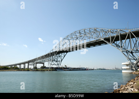 Hafenbrücke in Corpus Christi, Texas USA Stockfoto