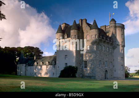 Castle Fraser, ein Schloss aus dem 16. Jahrhundert, das großartigste der Schlösser von Mar, in der Nähe von Inverurie, Aberdeenshire, Schottland, Europa Stockfoto