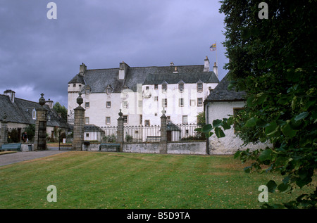 Traquair House, der ältesten kontinuierlich bewohnten Haus in ScotlandInnerleithen, Gunion, Schottland Stockfoto