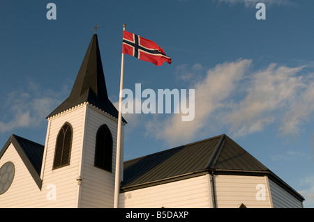 Norwegische Kirche Arts Centre und Café Bucht von Cardiff, Wales, UK Stockfoto