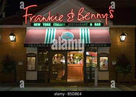 Frankie und Benny es New York Italienisch Restaurant & Bar - Aylesbury - Buckinghamshire Stockfoto