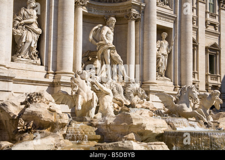 Trevi-Brunnen, Piazza di Trevi, Rom, Italien Stockfoto