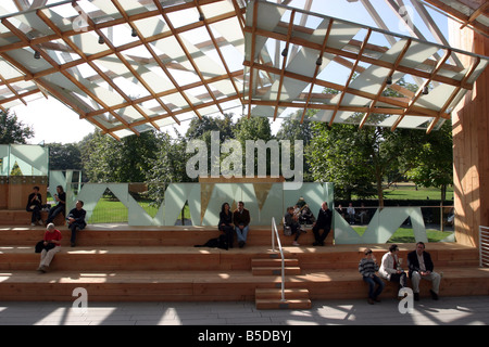 Die Serpentine Gallery Pavillon 2008 von Frank Gehry Stockfoto