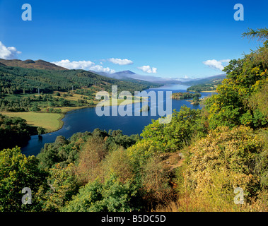 Queen es View, berühmten Aussichtspunkt über Loch Tummel, in der Nähe von Pitlochry, Perth und Kinross, zentrale ScotlandScotland, Europa Stockfoto