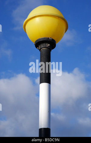 oben auf einem Zebrastreifen Benard Beacon Signal Protaras Zypern mediterran Stockfoto