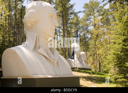 Präsidenten Park führen South Dakota, USA Stockfoto