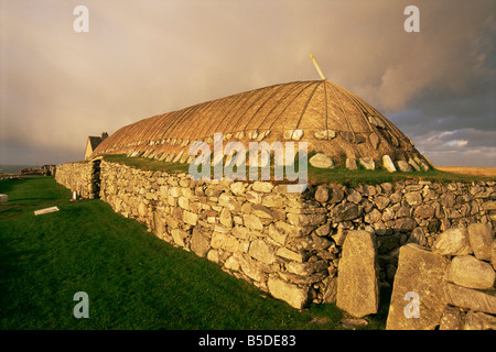 Arnol Black House Museum, Arnol, Lewis, äußeren Hebriden, Schottland, Europa Stockfoto