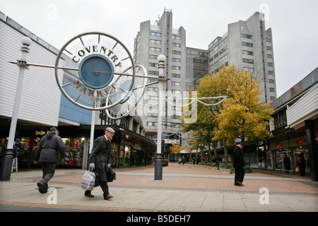 Coventry Markt Einkaufszone in Coventry, UK Stockfoto