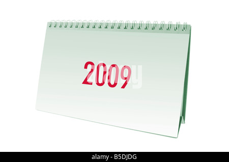 2009-Tischkalender Stockfoto