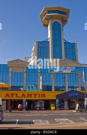 Atlantis-Spielhalle-Arena an der goldenen Meile Strandpromenade in Great Yarmouth, Norfolk, Großbritannien Stockfoto