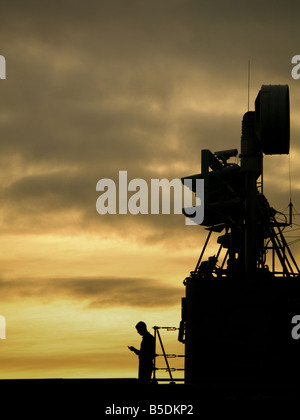 Zu Hause anrufen Stockfoto