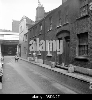 Jack the Ripper: Tatort Jacks Opfer in Whitechapel, London. 1965 Stockfoto