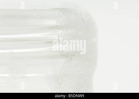 Flasche mit Seifenblasen, close-up Stockfoto