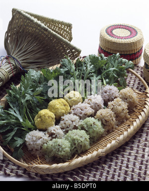 Koreanisches Stemed Essen Stockfoto