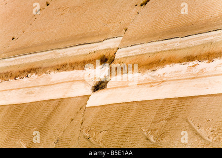 Bruchlinie Erdbeben in Roadcut, Interstate 40, Kingman, Arizona, USA, Nordamerika Stockfoto