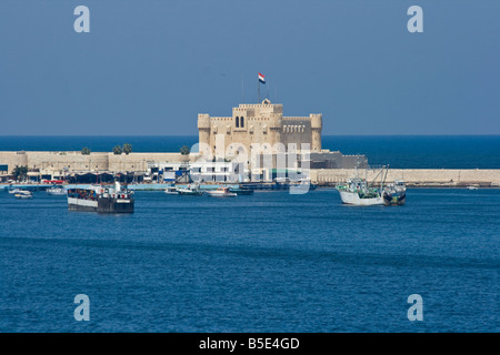 Fort Qaitbey in Alexandria Ägypten Stockfoto