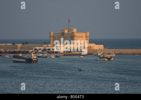 Qaitbey Burg in Alexandria Ägypten Stockfoto