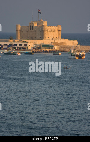 Qaitbey Burg in Alexandria Ägypten Stockfoto