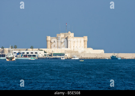 Qaitbey Burg in Alexandria Ägypten Stockfoto