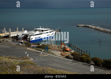 Kangaroo Island Sea Link Fähre Cape Jervis South Australia Stockfoto