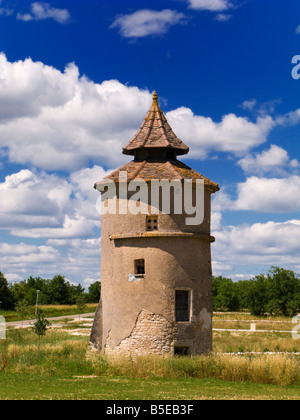 Alte verlassene traditionelle Stein Pigeonnaire im ländlichen Südwesten Frankreich Europa Stockfoto