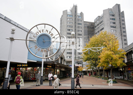 Coventry Markt Einkaufszone in Coventry, UK Stockfoto