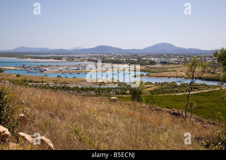 AUSTRALIEN-QUEENSLAND-BOWEN-BLICK VON FLAGSTAFF HILL Stockfoto