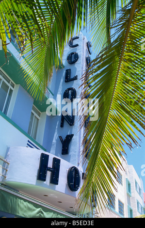 Art-Deco-Viertel Miami Beach Miami Florida Vereinigte Staaten von Amerika Nordamerika Stockfoto