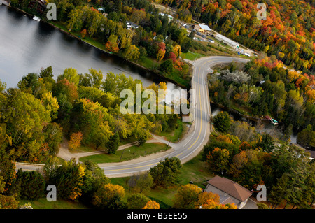 Wicklung Landstraße Stockfoto