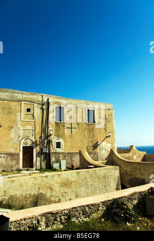 Die Burg von Badiali Insel von San Nicola Tremiti Island Gargano Foggia fg Apulien Apulien Italien Stockfoto