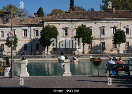 Peschiera del Garda am Gardasee Italien Stockfoto