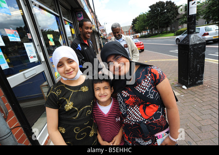 Der Gemeinschaft auf den Straßen von niedrigeren Deane Bolton Stockfoto