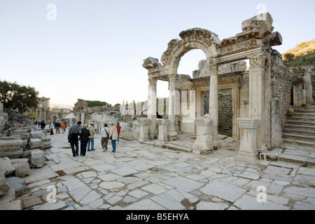 Der Tempel des Hadrian in Ephesus, Türkei Stockfoto