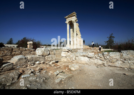 Der Tempel des Apollo in Kourion, Zypern Stockfoto