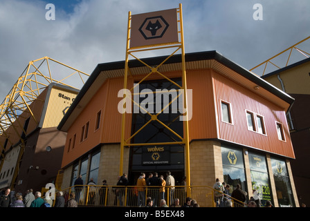 Molineux Stadium Heimat von Wolverhampton wandert Football Club Stockfoto