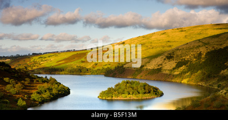 Meldon Stausee im Nationalpark Dartmoor Devon England Stockfoto