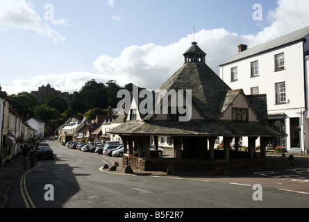 Die alten Garn Markt In der High Street von Dorf Dunster in der Nähe von Minehead Stockfoto