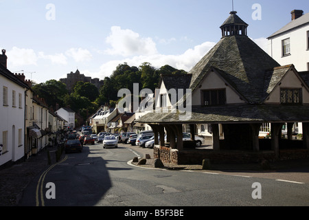 Die alten Garn Markt In der High Street von Dorf Dunster in der Nähe von Minehead Stockfoto