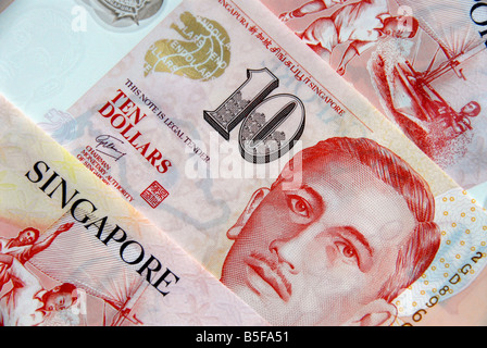 Singapur-Dollar-Noten Stockfoto