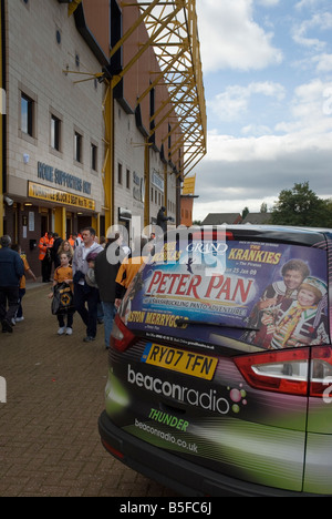 Molineux Stadium Heimat von Wolverhampton wandert Football Club Stockfoto