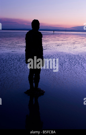 Antony Gormley Crosby Strand Lancs England Stockfoto