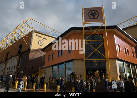 Molineux Stadium Heimat von Wolverhampton wandert Football Club Stockfoto