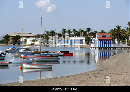 Das Resort Los Alcazares am Rande des Mar Menor, Spanien Stockfoto