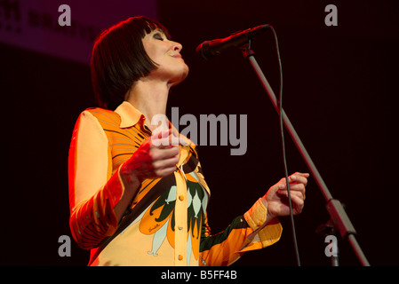 Schwester, Corinne Drewery auf Bratislava Jazz Days 2008 ausschwenken Stockfoto